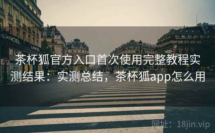 茶杯狐官方入口首次使用完整教程实测结果：实测总结，茶杯狐app怎么用